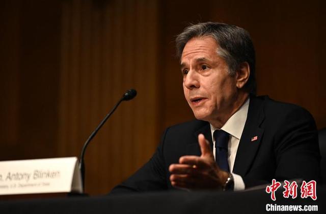 资料图：美国务卿布林肯。 中新社记者 陈孟统 摄