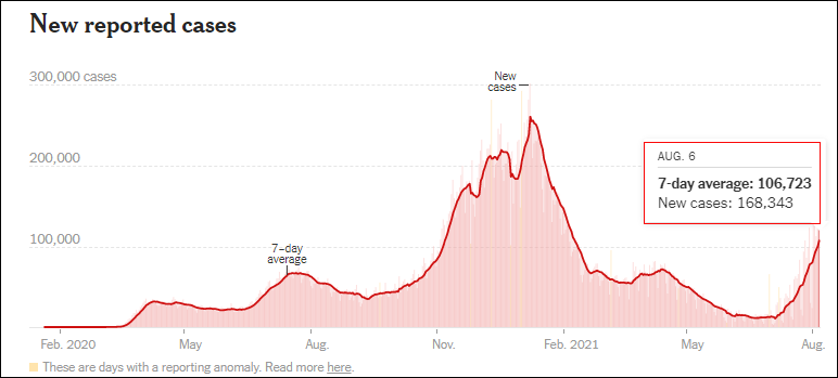 霍普金斯大学美国单日新增新冠确诊病例超25万