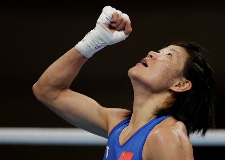 谷红获中国拳击队本届奥运首牌,夺女子沉量级亚军