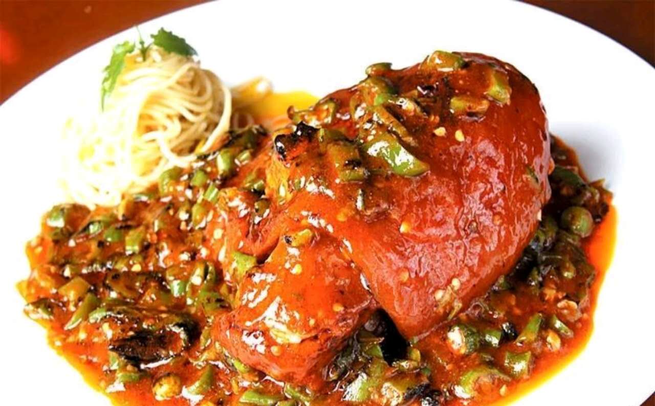 烧椒霸王肘的做法!