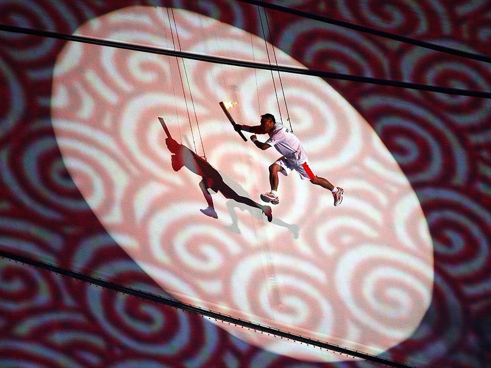 百年瞬间丨北京奥运会开幕休闲区蓝鸢梦想 - Www.slyday.coM