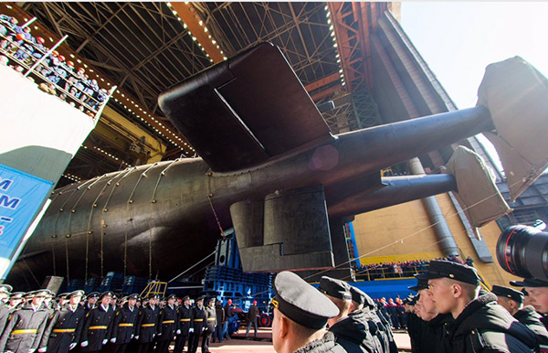 俄罗斯海军将在今年接收3艘核潜艇 增强核威慑力
