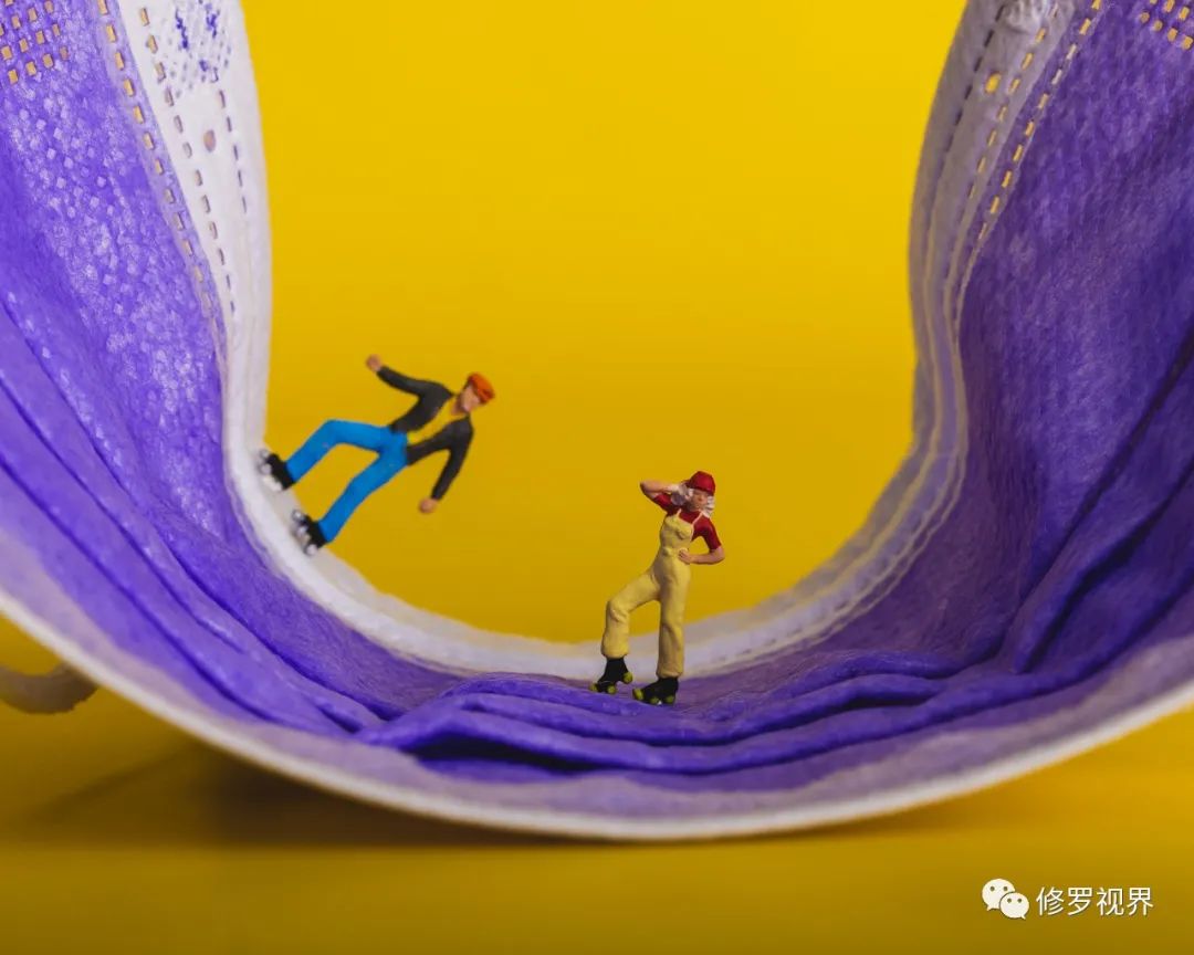 口罩上的运动会创意微缩摄影第一辑