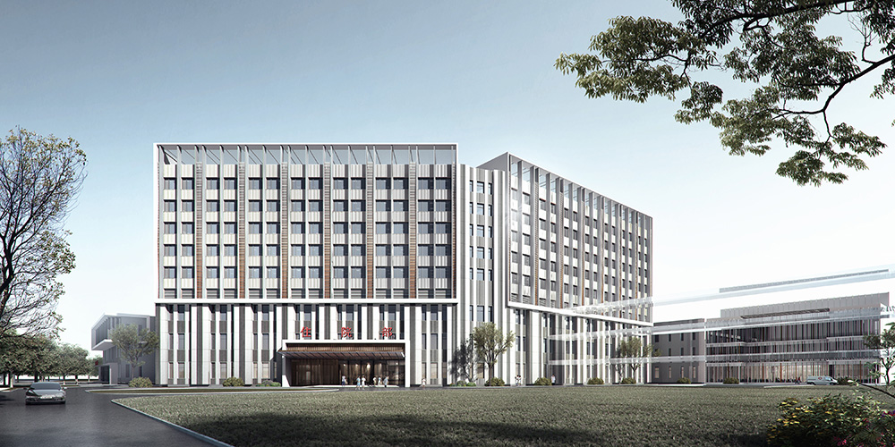 上海龙华医院浦东院区整体结构封顶预计2023年竣工