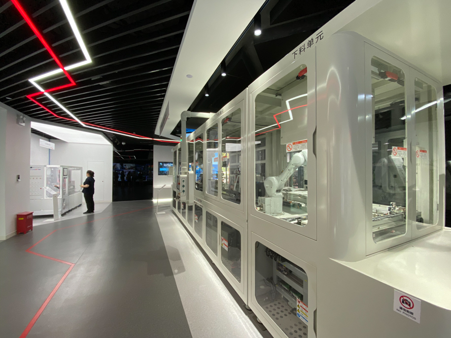 位于上海伊犁南路的三菱电机智能制造科创中心展厅.