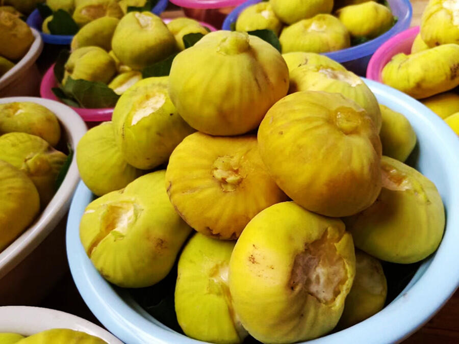 盛夏的果实墨玉县无花果大量上市