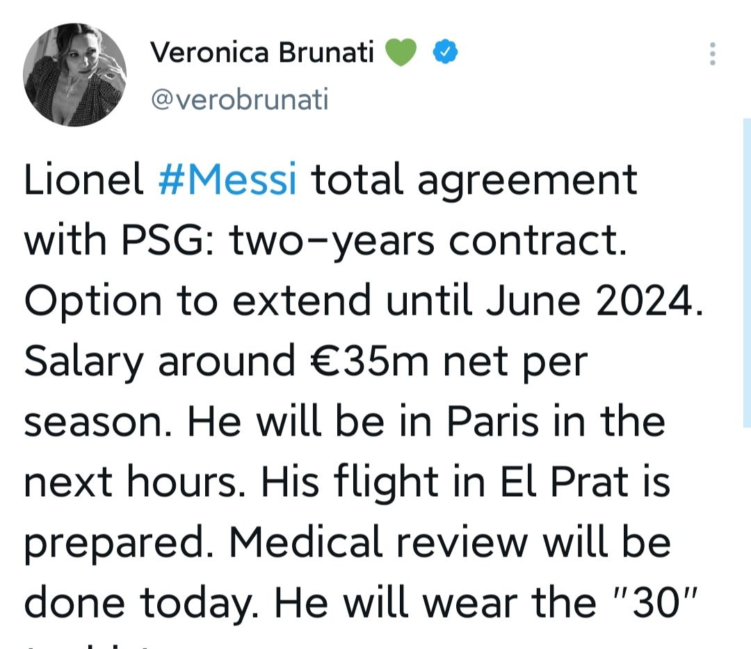 曝梅西将签2＋1合同!税后年薪3500万欧元,将穿大巴黎30号球衣休闲区蓝鸢梦想 - Www.slyday.coM