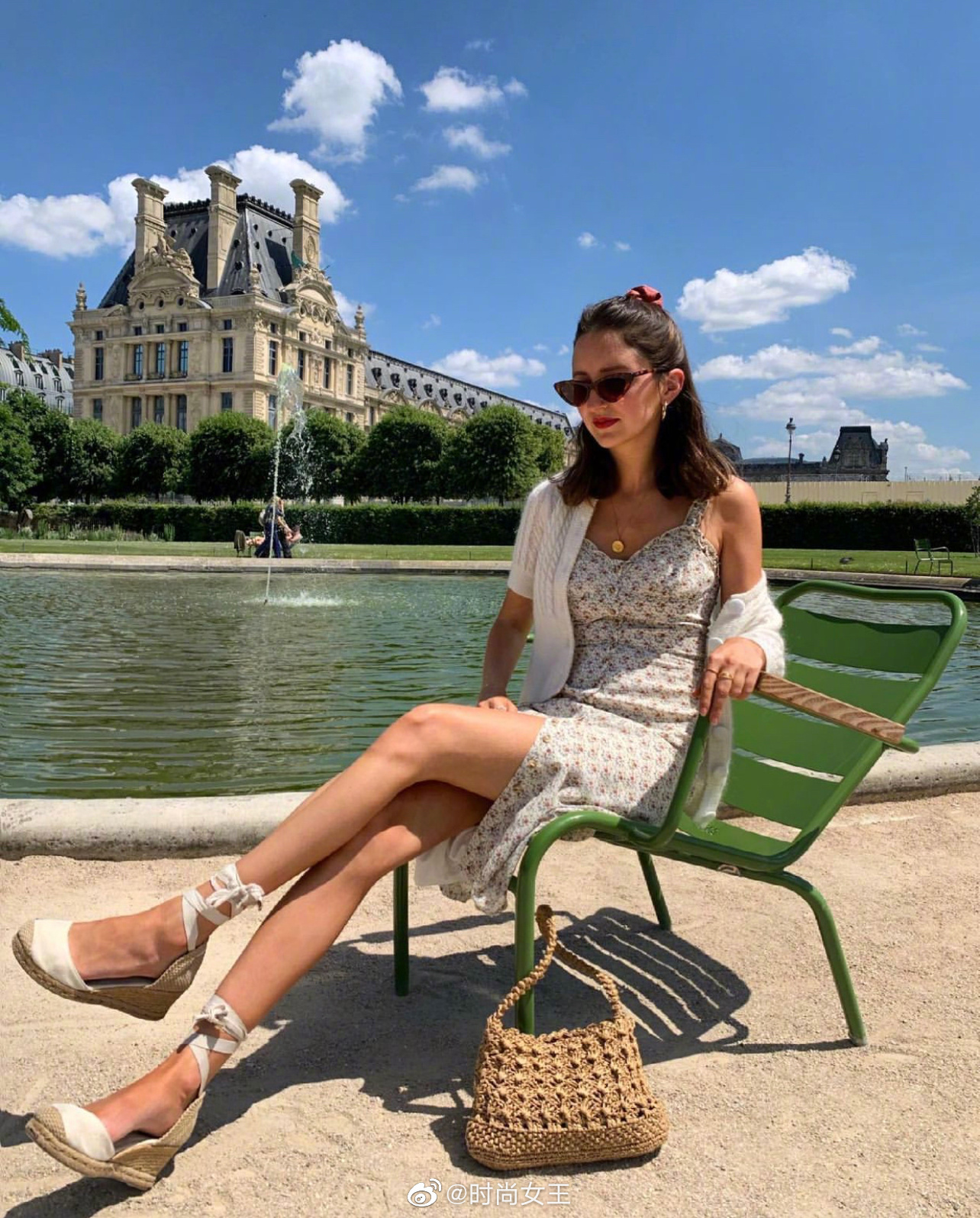 法国时尚博主的浪漫街头风穿搭