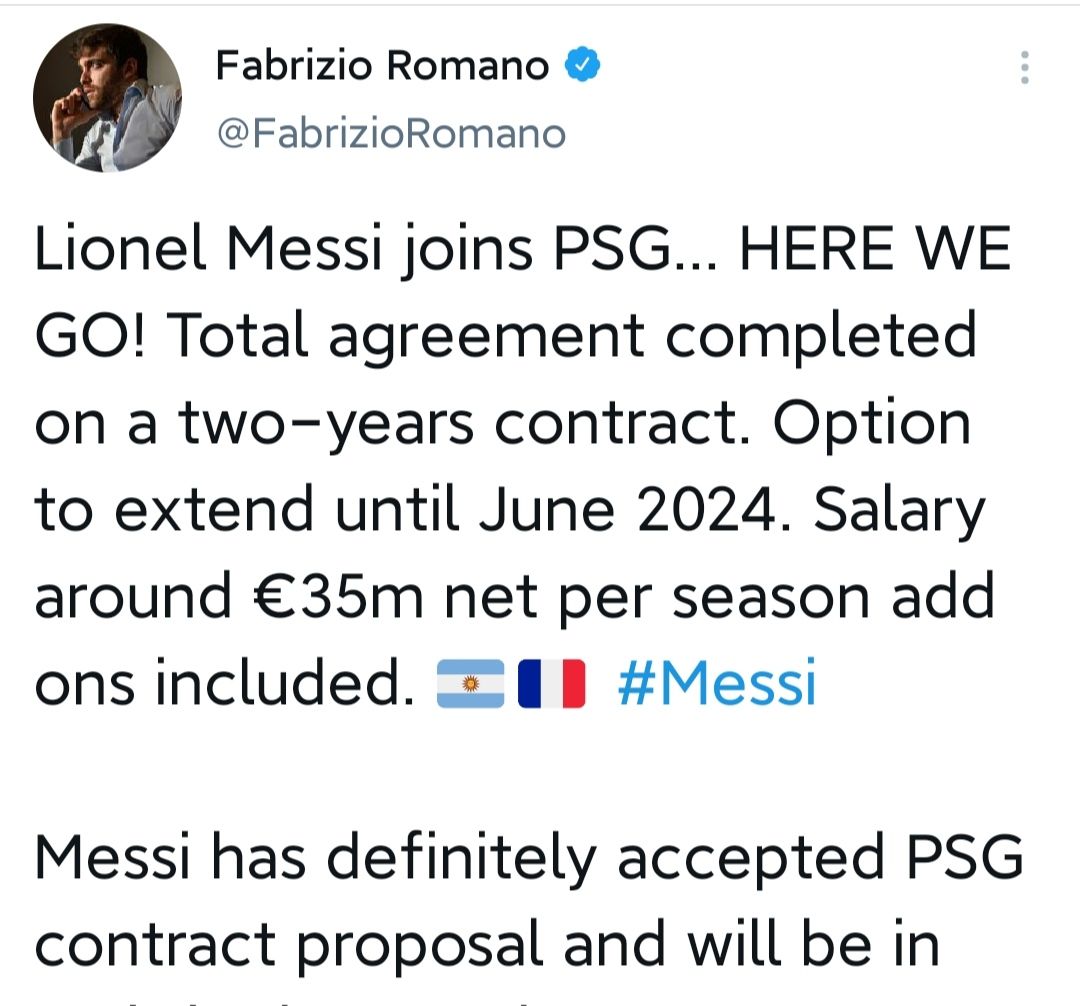 曝梅西将签2＋1合同!税后年薪3500万欧元,将穿大巴黎30号球衣休闲区蓝鸢梦想 - Www.slyday.coM