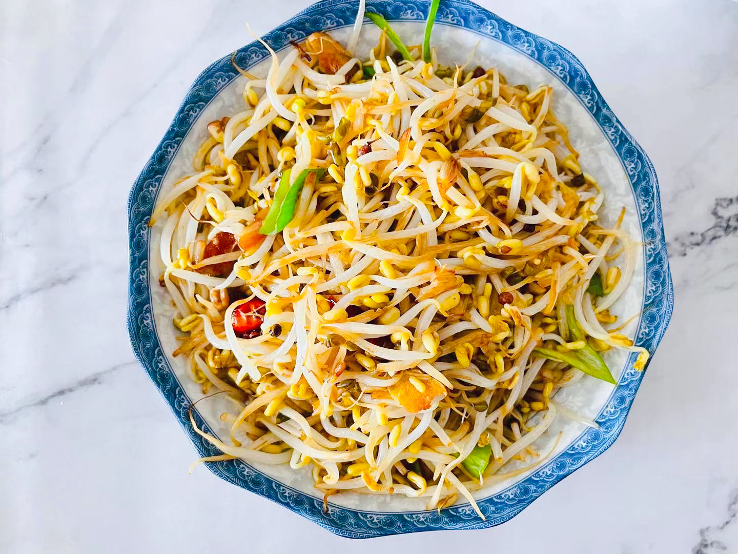 炝炒豆芽的做法!