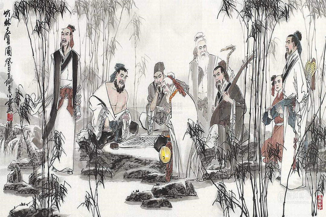 魏晋之际血雨腥风,“竹林七贤”核心阮籍是如何自保的?耍酒疯