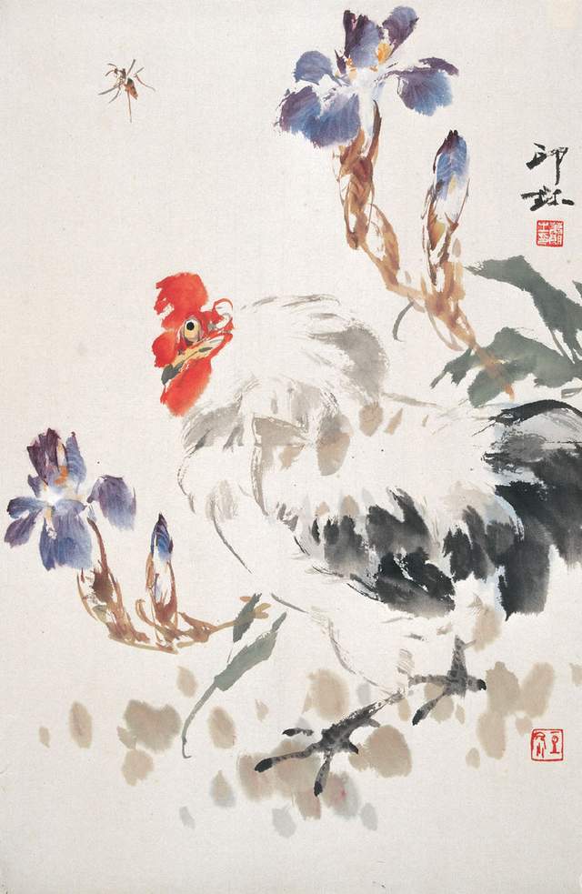 当代画家萧朗精品花鸟画作品欣赏