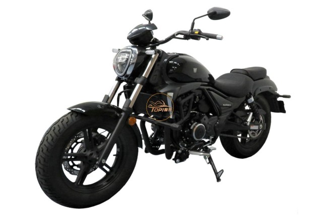 豪爵终于出新车了 tr250太子巡航亮相 为中老年摩友打造?