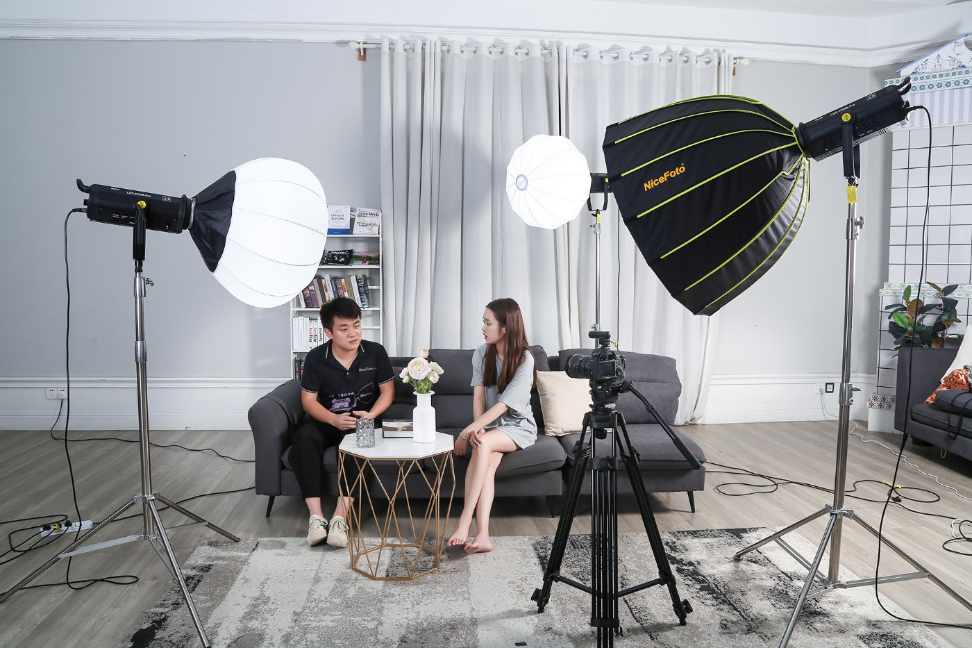 布光后相机推流直播