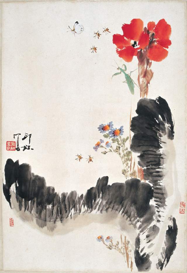 当代画家萧朗精品花鸟画作品欣赏