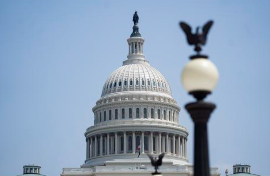 美国华盛顿国会大厦。图片来源：新华社 