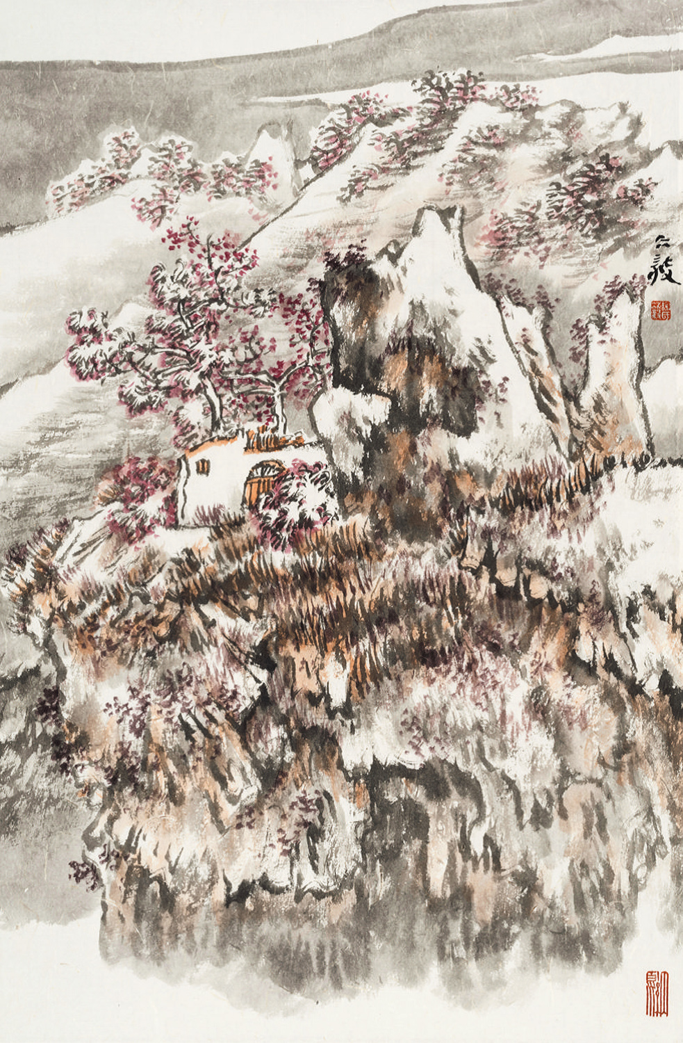 透着沧桑含着沉香画家谢冰毅作品欣赏