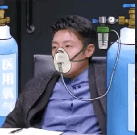 撒贝宁对自己造下的梗了如指掌 现场再现"吸氧"表情包