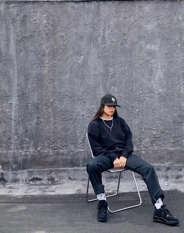 街头感纽约时尚博主danie欧美运动风穿搭范本