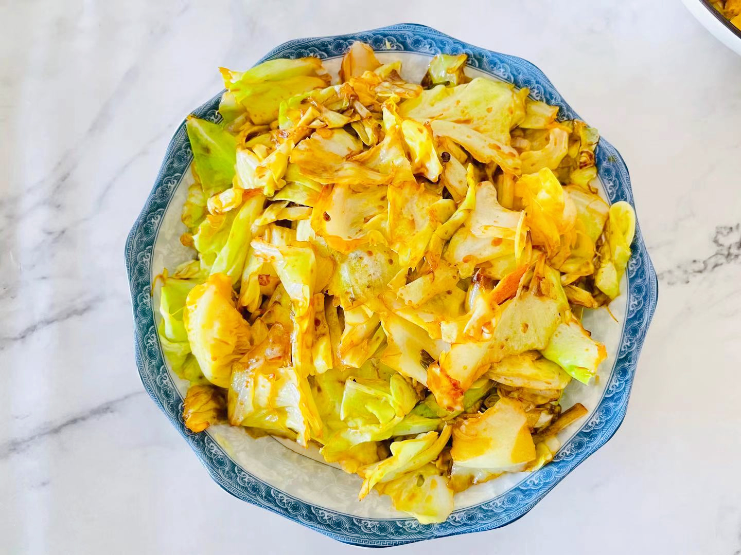 炝炒圆白菜的做法