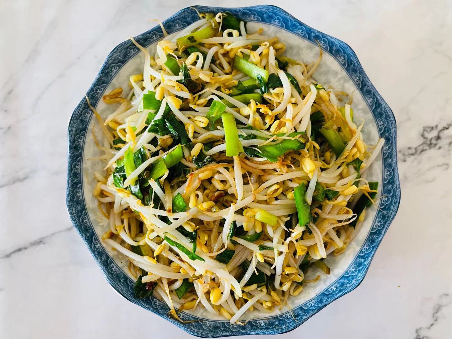 豆芽炒韭菜的做法!