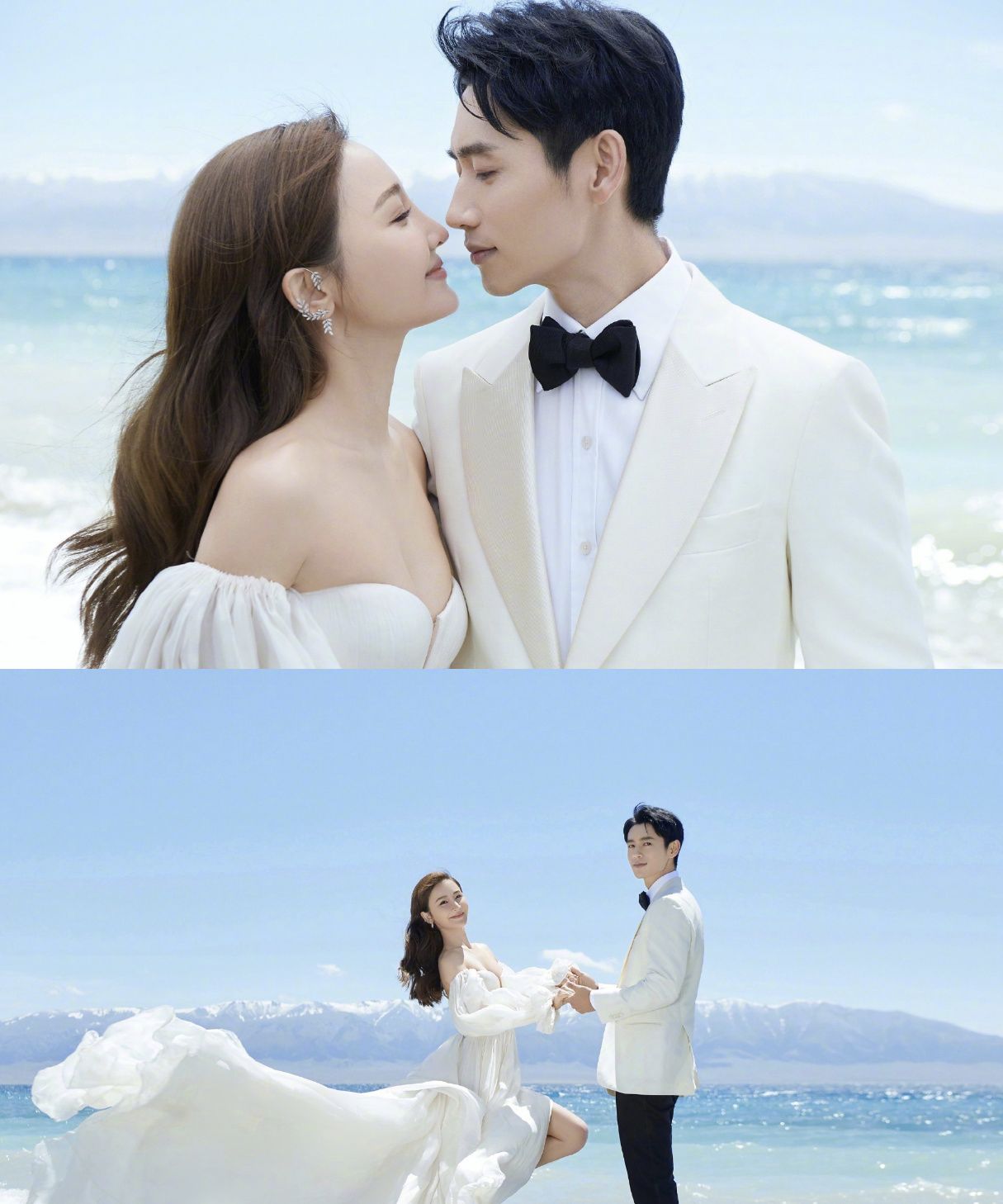 快男魏晨晒婚纱照高颜值老婆气质出众爱情长跑十年成眷属