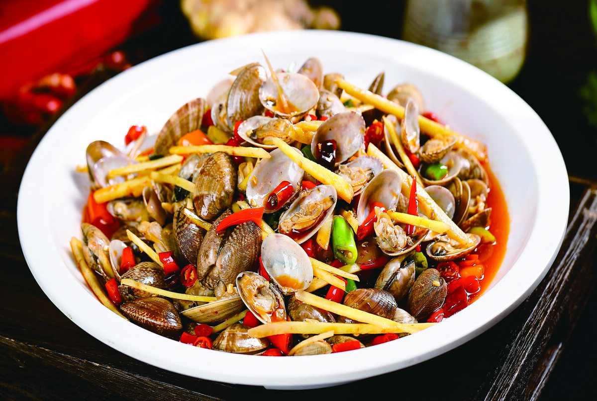 凉拌花甲的做法