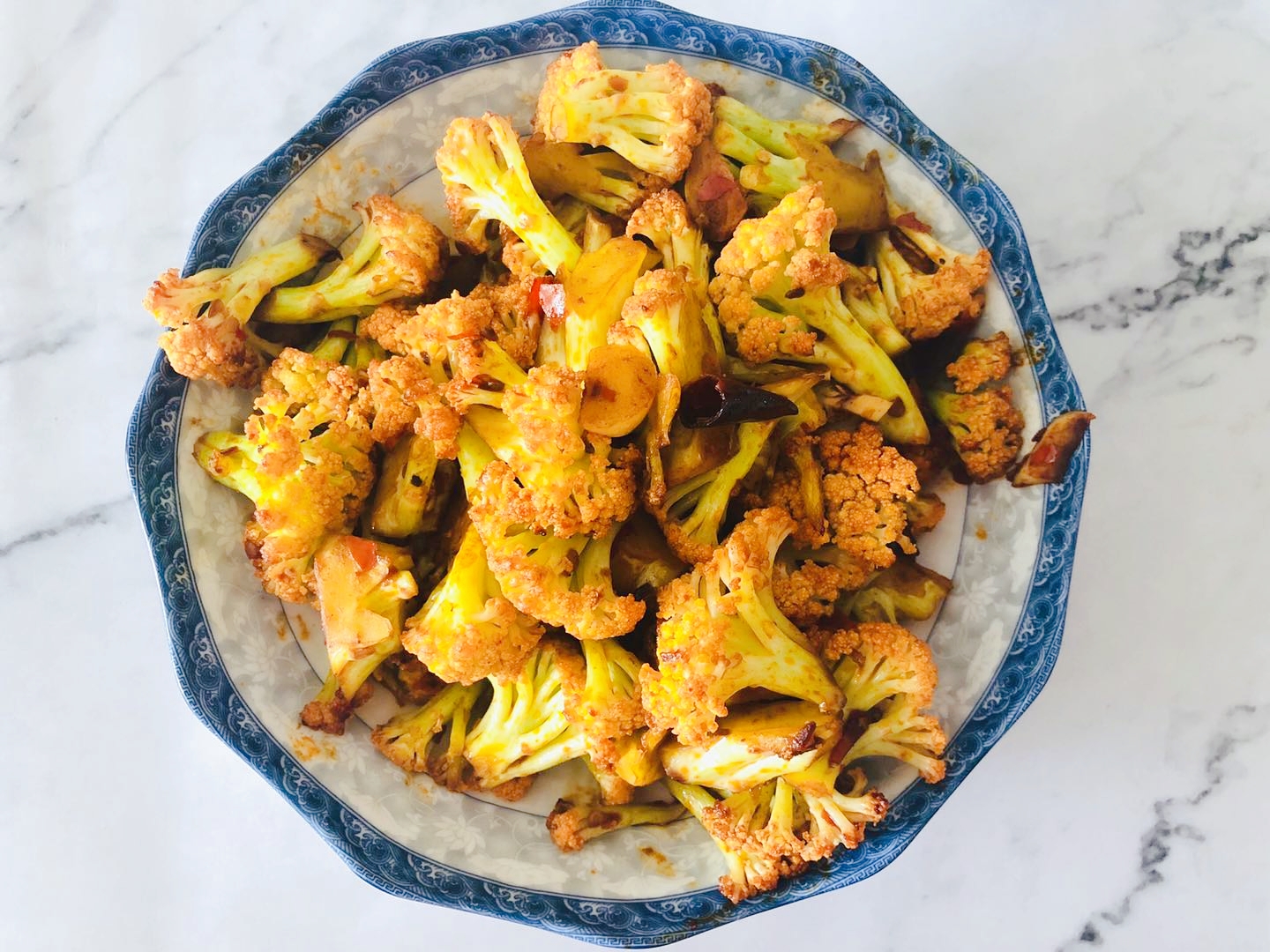 简易版干锅菜花的做法!