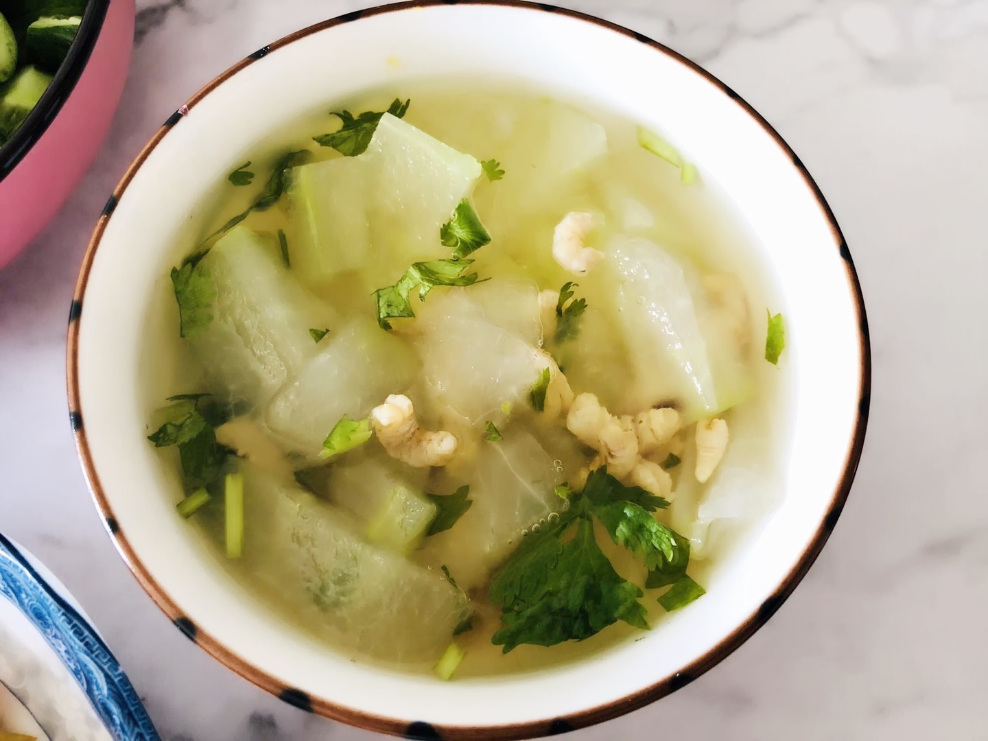 海米冬瓜汤的做法