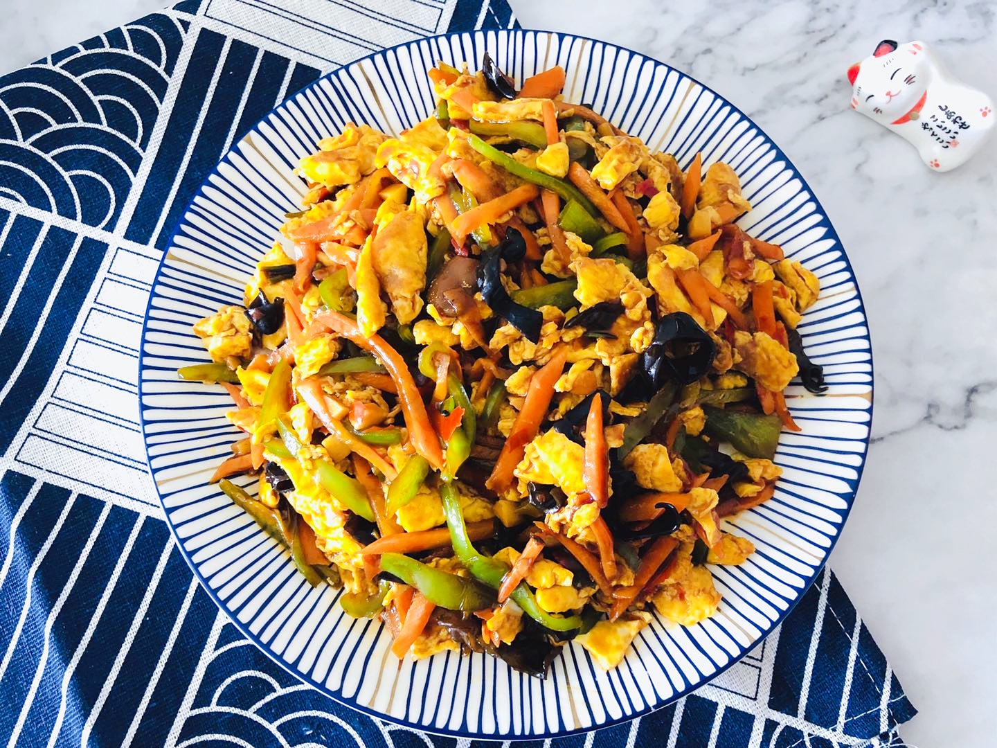 鱼香鸡蛋的做法!