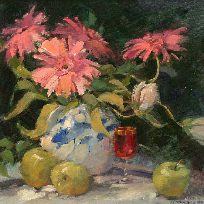 高清静物油画作品欣赏美极了
