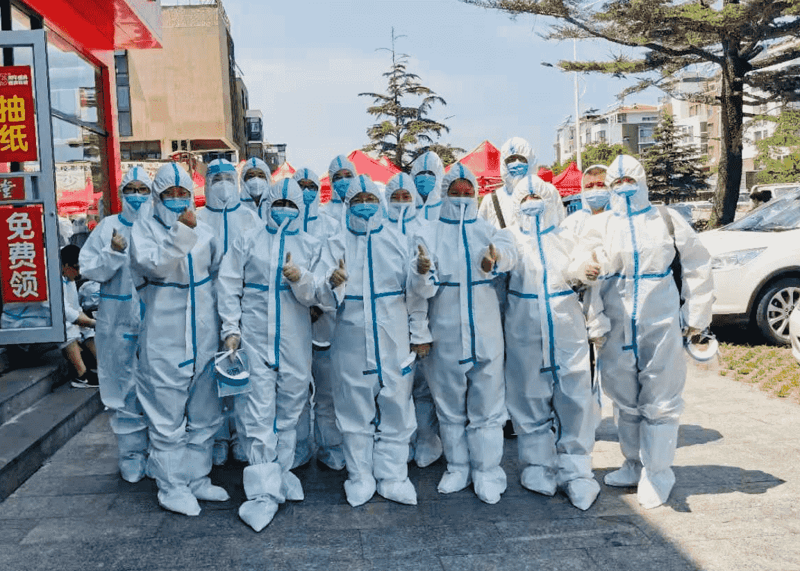 山东烟台4000余名青年志愿者奋战在抗疫一线