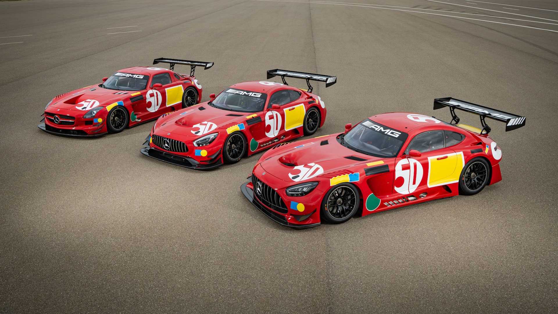 500万买奔驰amg红猪赛车50周年纪念版发售不便宜