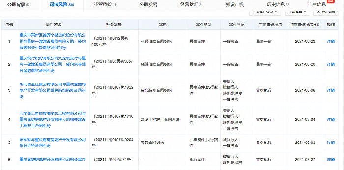 图片来源：天眼查网站截图