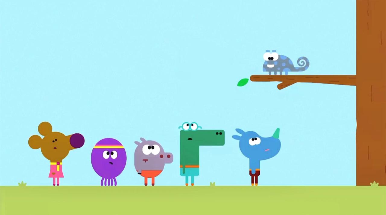 嗨道奇第三季:阿奇和其他小朋友一起玩追迷藏,大家都藏好了吗?