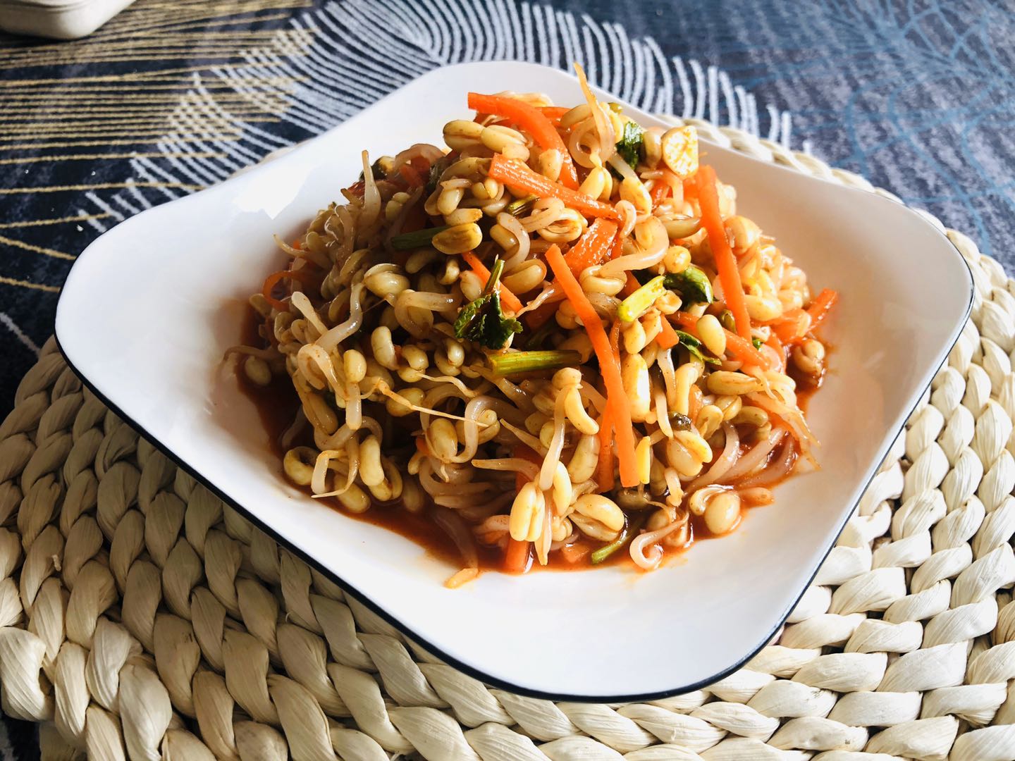 韩式凉拌豆芽的做法