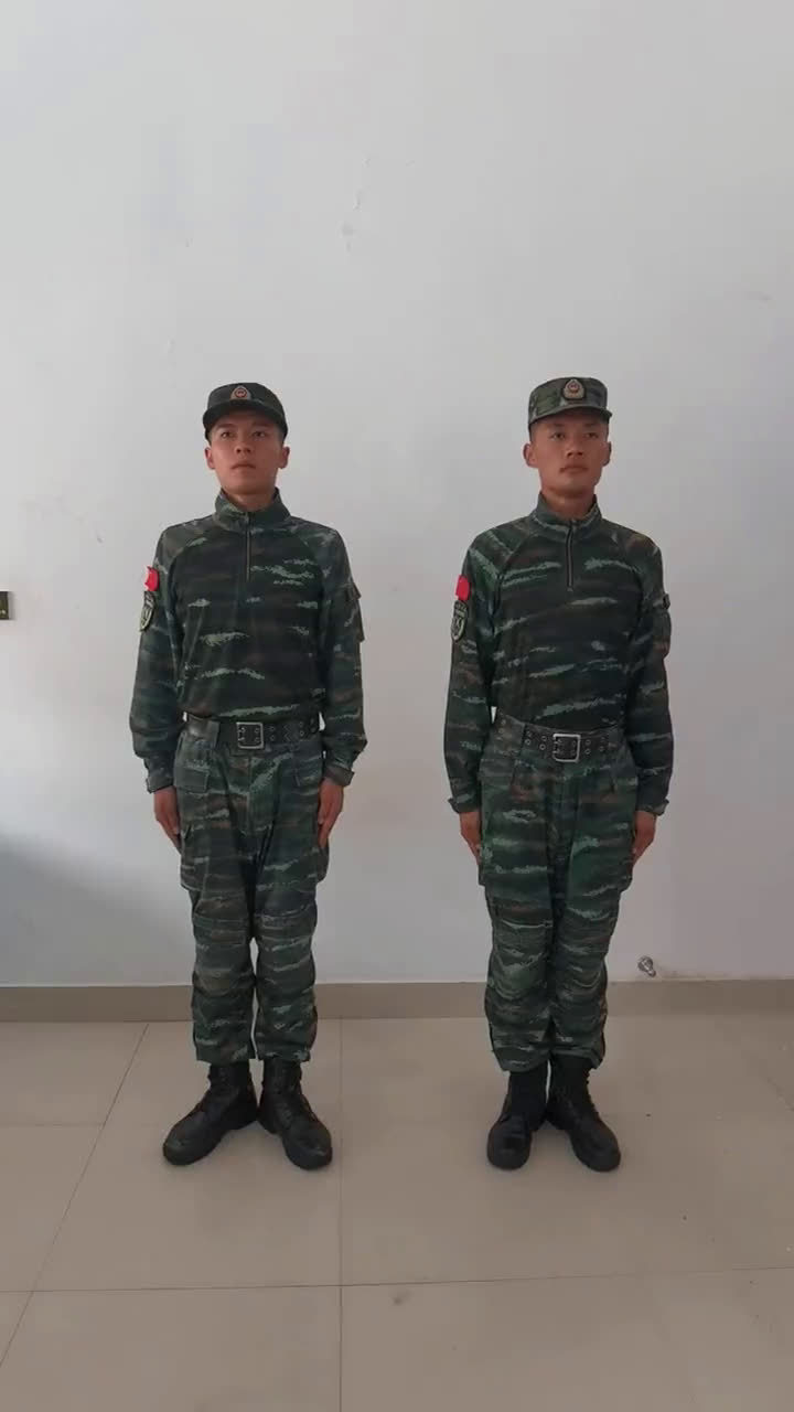 武警战士的军装高频变装秀!山东武警