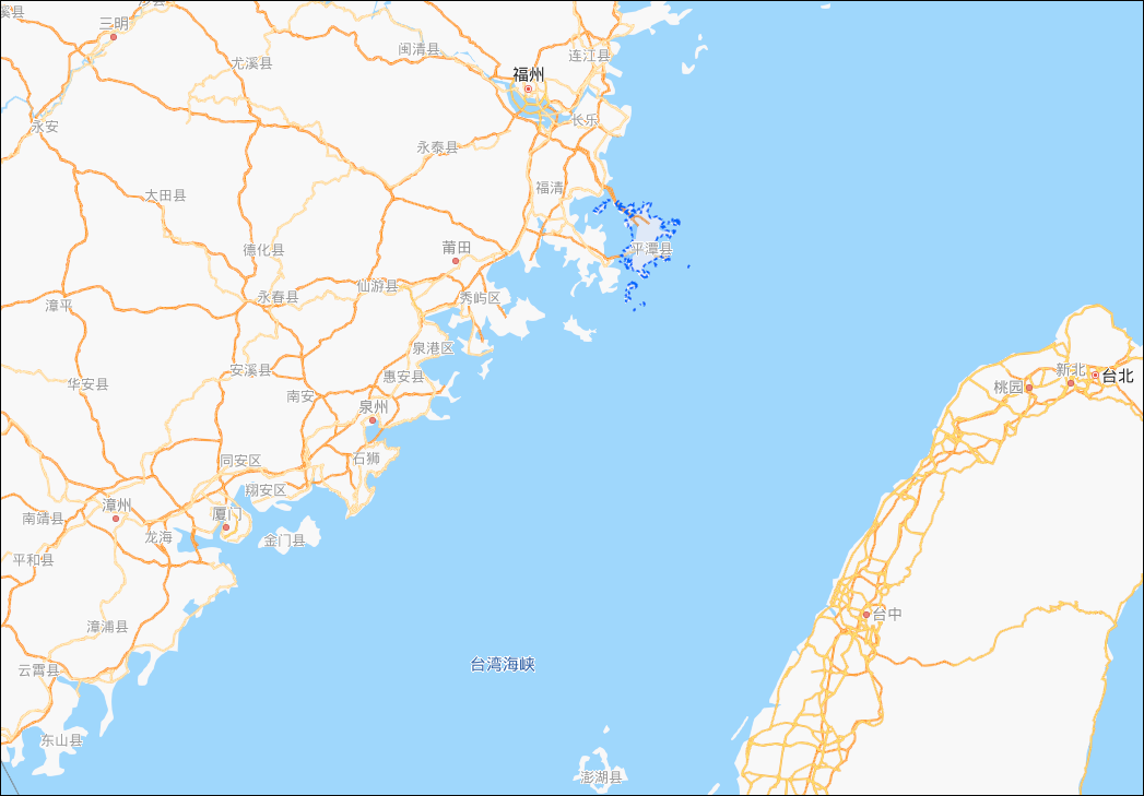 平潭县位置示意图