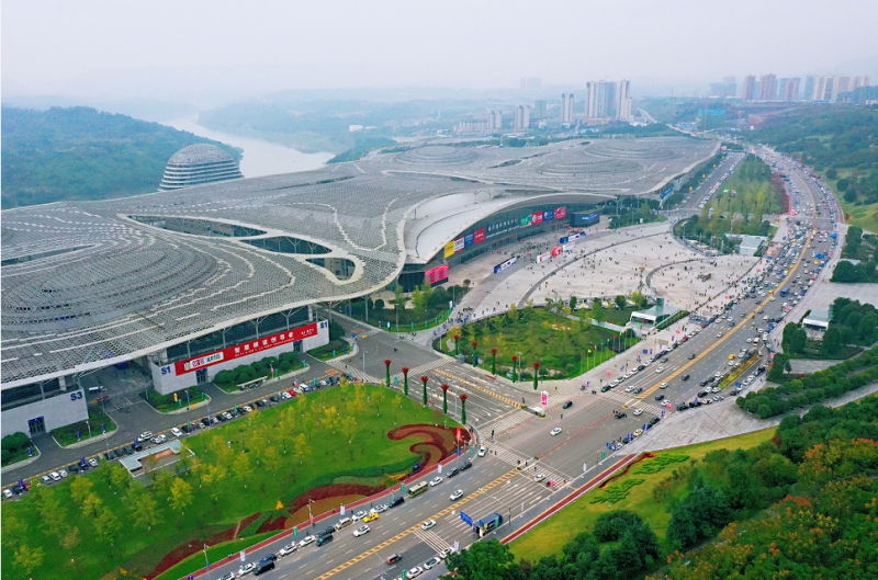 重庆国际博览中心(央广网发 悦来投资集团供图)