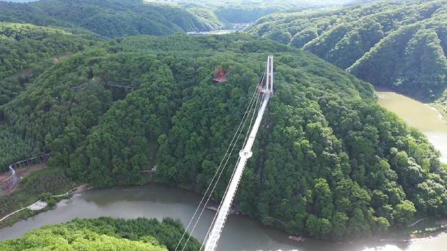 航拍辽宁省抚顺市清原县南天门景区