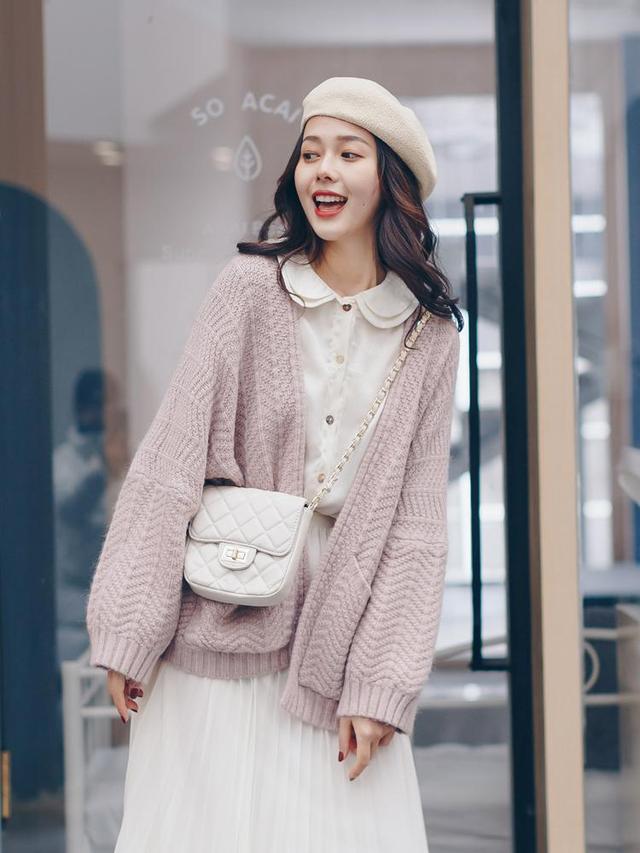 秋天针织衫的高级穿搭是这样的实用百搭还洋气高级精致