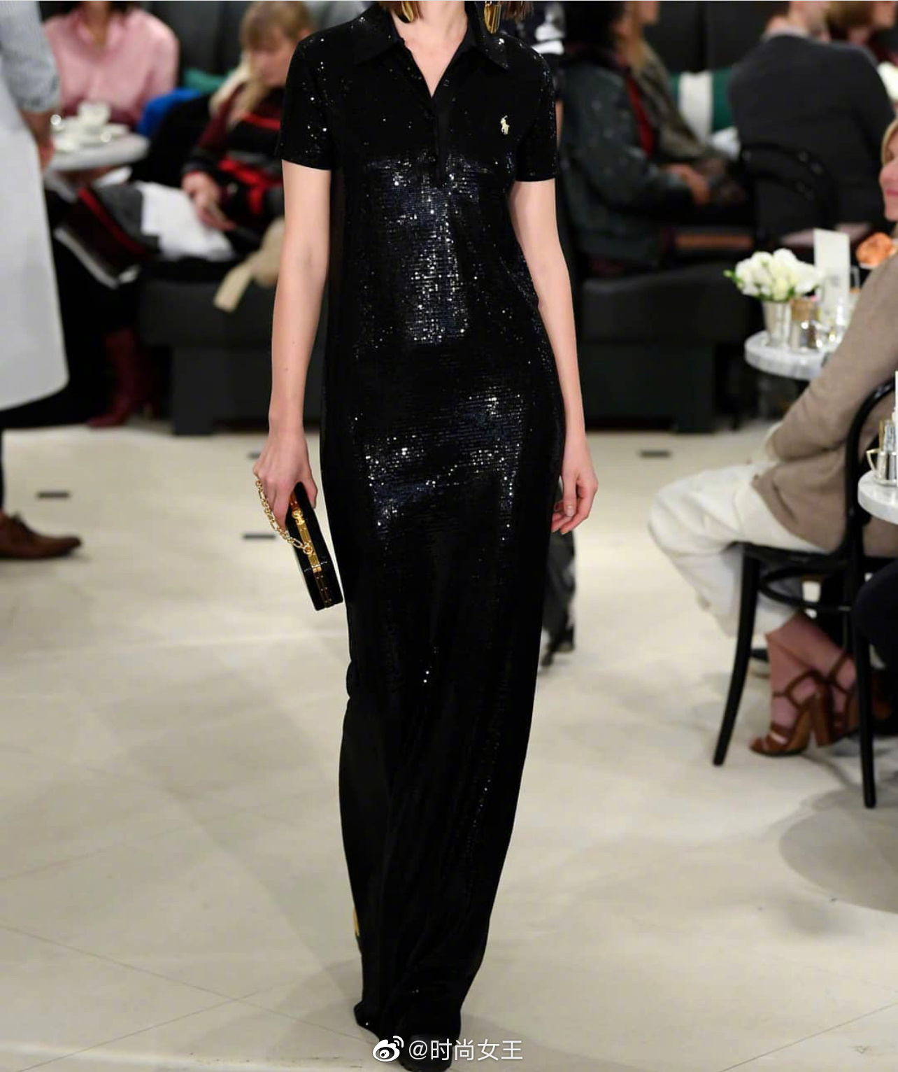 ralph lauren 秀场经典黑色礼服回顾