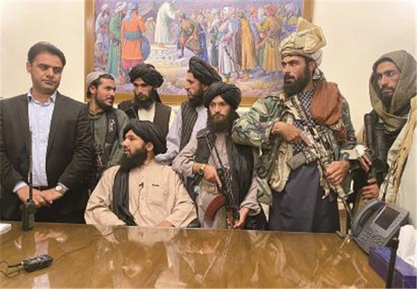 图说：塔利班占领总统府。 本文图片GJ