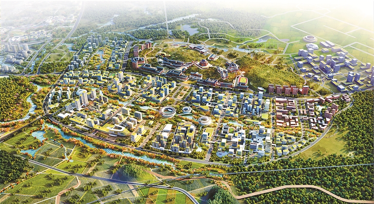 光明科学城光明云谷片区规划效果图. 光明区委宣传部供图