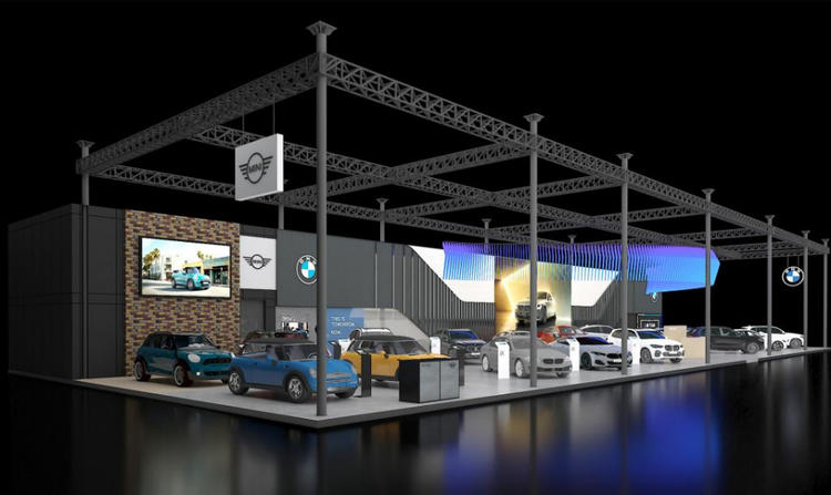 震撼齐鲁国际车展mini展台效果图曝光先睹为快