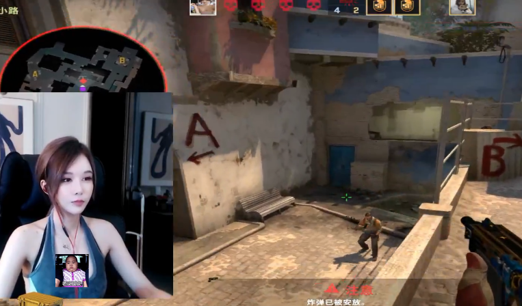 古阿扎后继有人虎牙csgo女主播人气飙升枪白人准成新梗