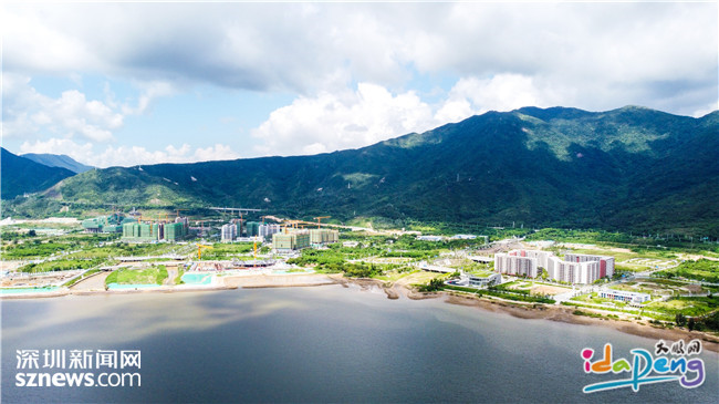 深圳国际生物谷坝光核心启动区建设中