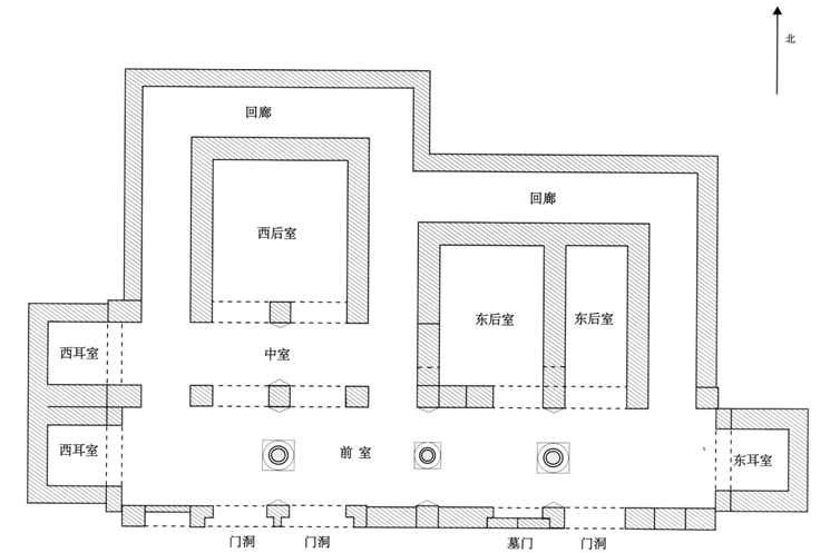 临沂吴白庄汉画像石墓图像：祭祀是居，神明是处