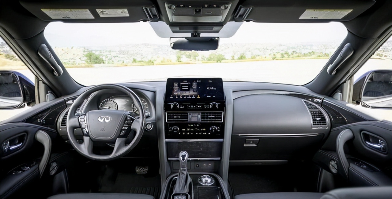 中控大升级,英菲尼迪中期改款qx80照片曝光!