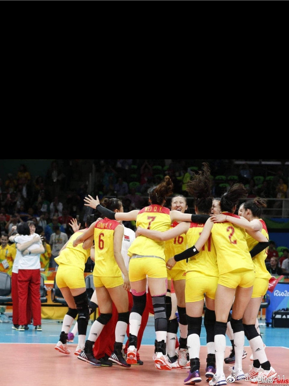 五年前的今天中国女排夺得2016年里约奥运会冠军